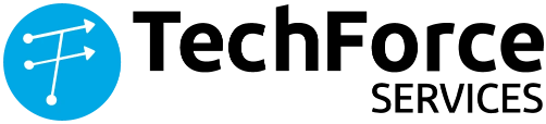 TechForce Services black logo