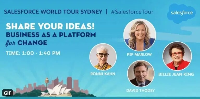 Salesforce world tour Sydney Redefined