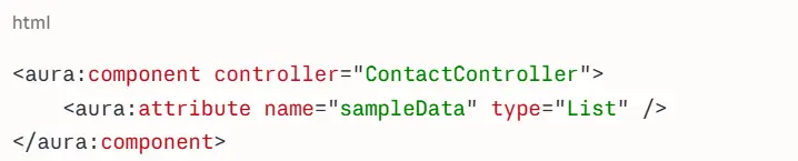 Aura Component Markup